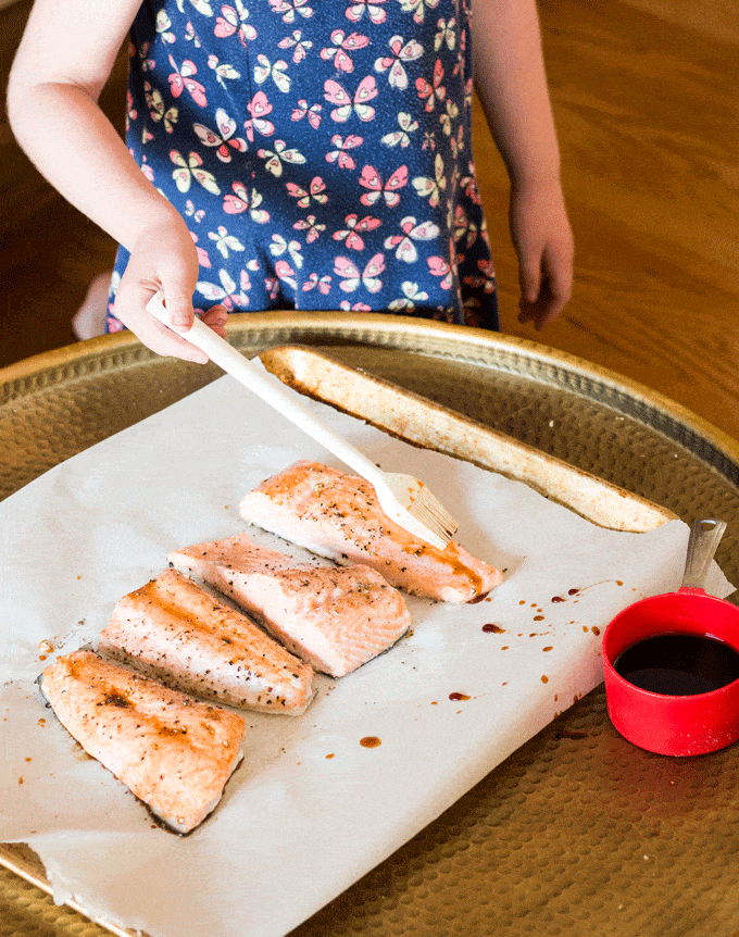 6 Ingredient Teriyaki Salmon Rice Bowl With Avocado And Pickled Radish