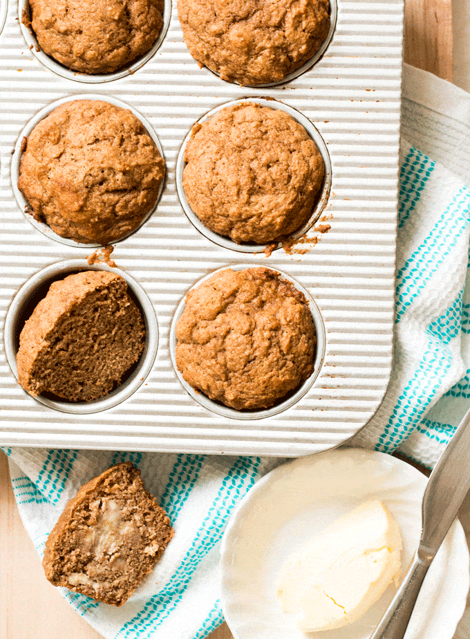 Brown Butter Apple Spice Muffin