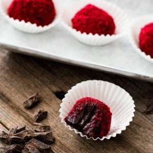 Chocolate Raspberry Truffles