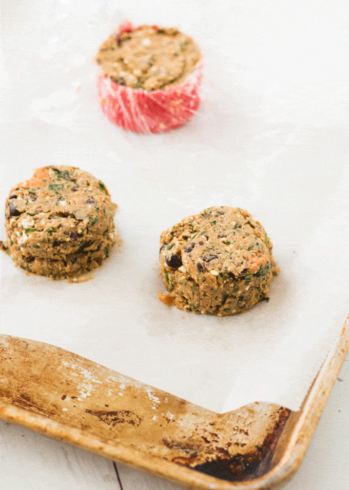 Sweet Potato Black Bean Burgers