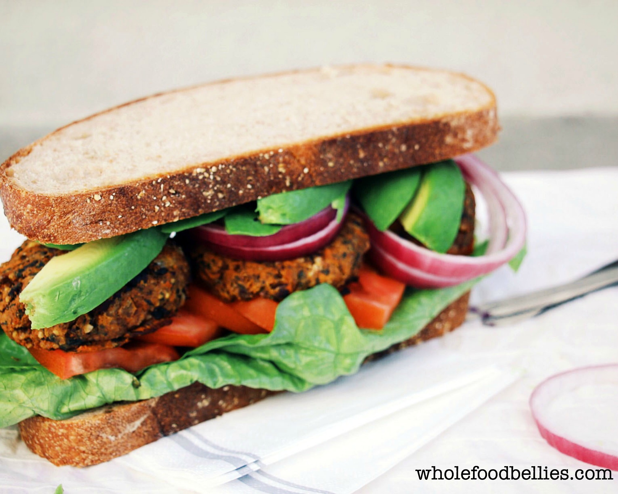 Sweet Potato and Black Bean Burgers