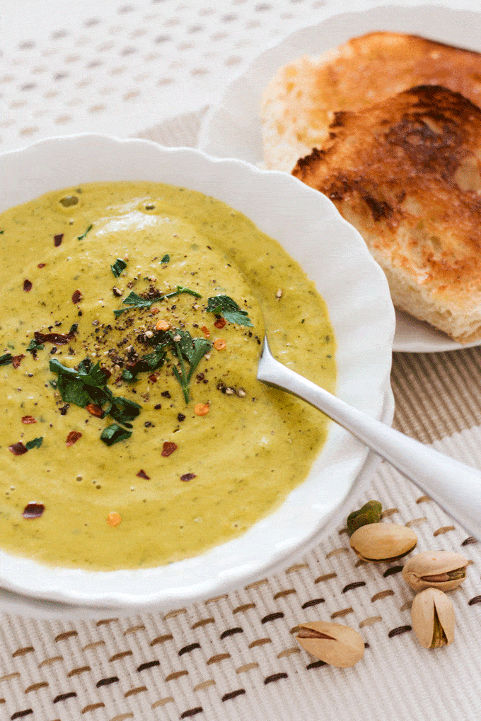 vegan broccoli cheese soup
