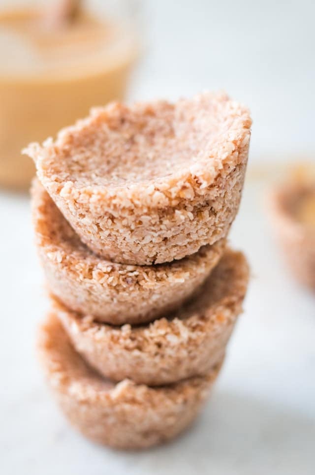 Up close shot of a stack of chocolate coconut roughs