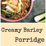 Creamy Barley Porridge with Smoked Salmon