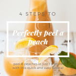 How to Peel a Peach instructional guide