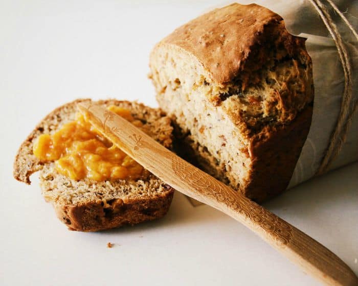 Banana and Peach Butter Bread