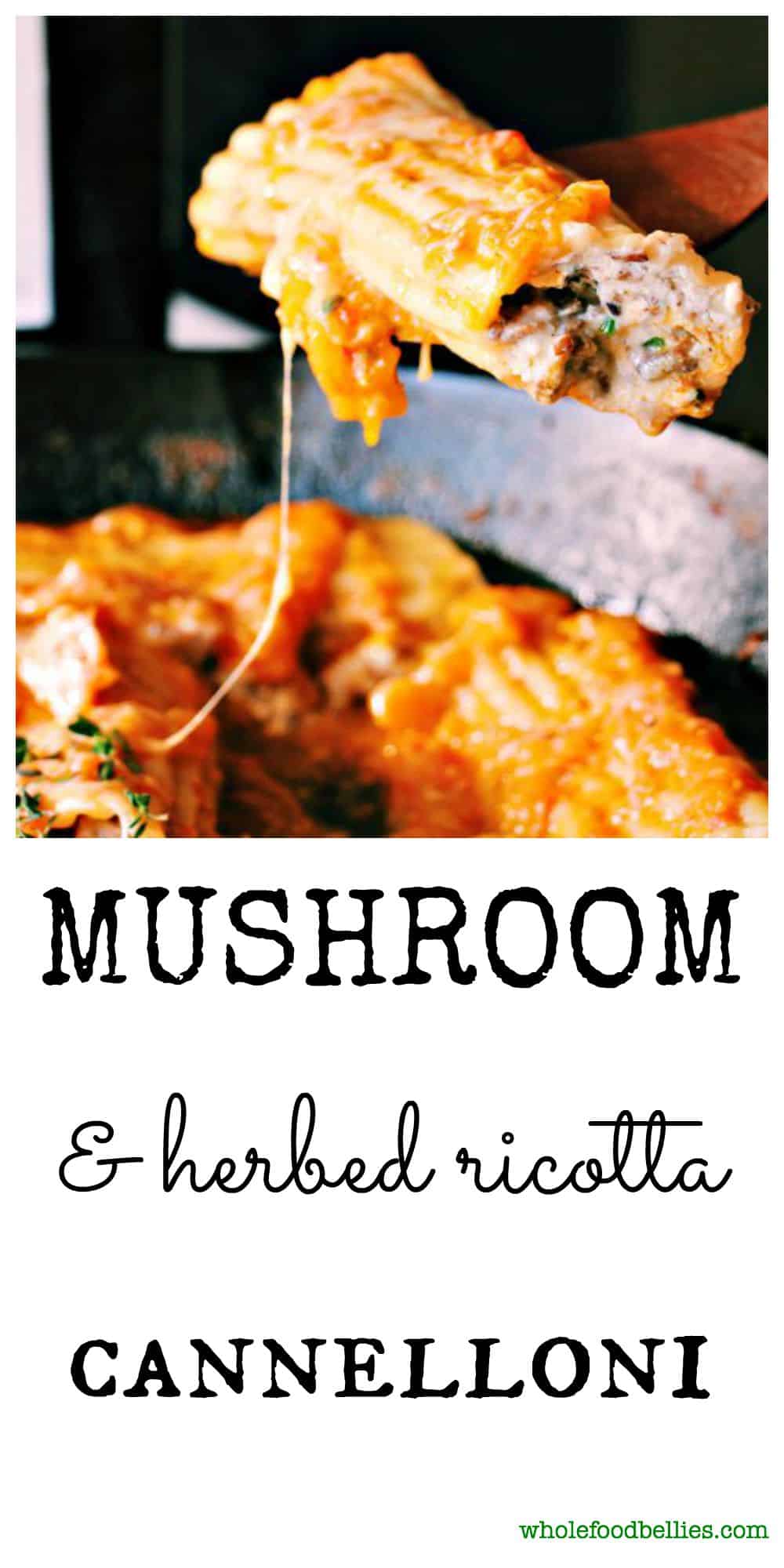 Mushroom and Herbed Ricotta Pinnable