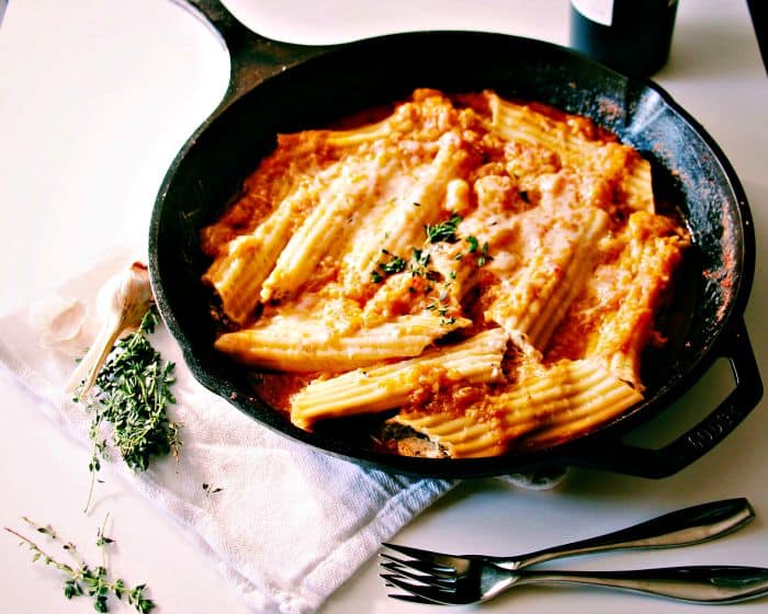 Mushroom and Herbed Ricotta Cannelloni 