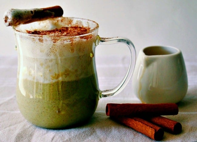 green tea matcha chai latte