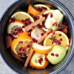 Homemade Fall Harvest Hot Crockpot Apple Cider