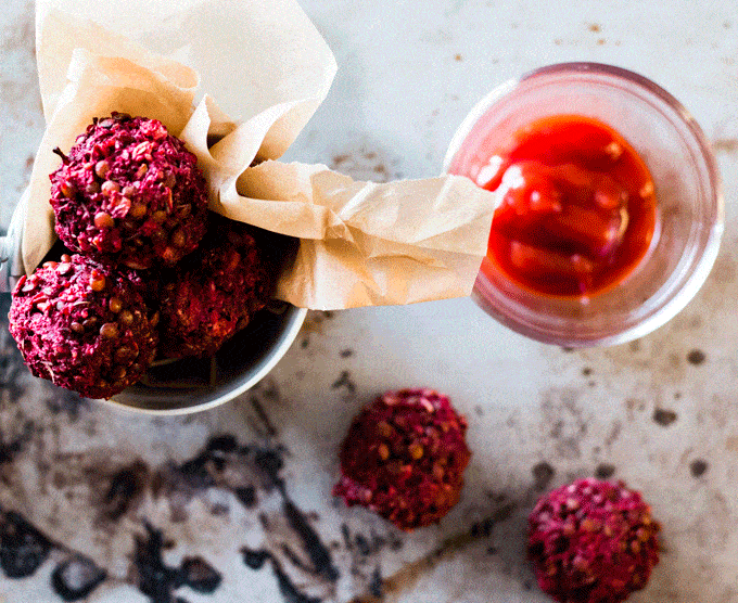 Game Day Beet Balls