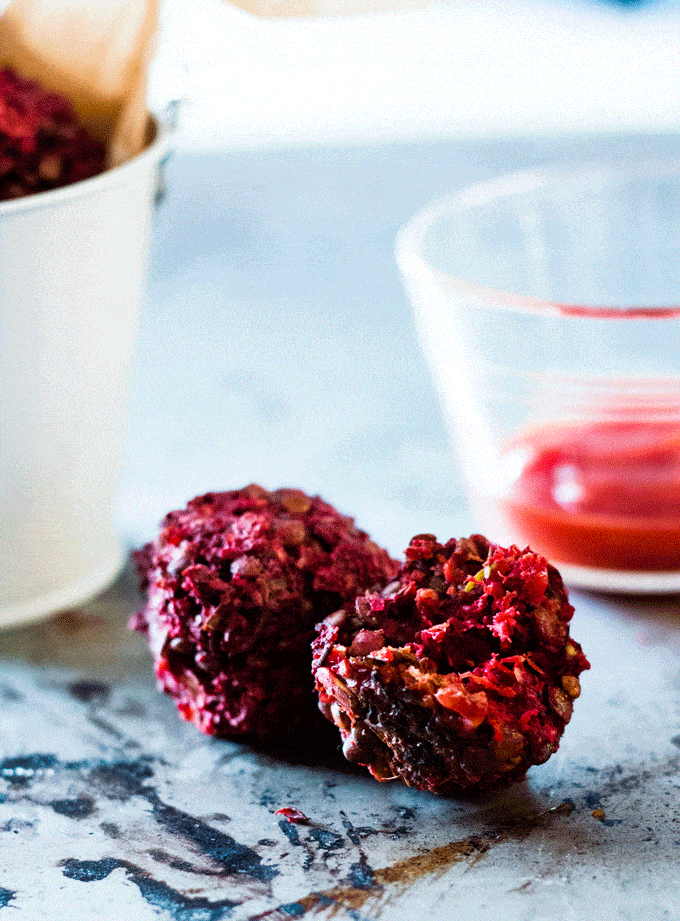 Game Day Beet Balls