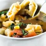 Tortellini soup for the soul