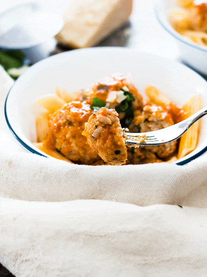 baked turkey meatballs