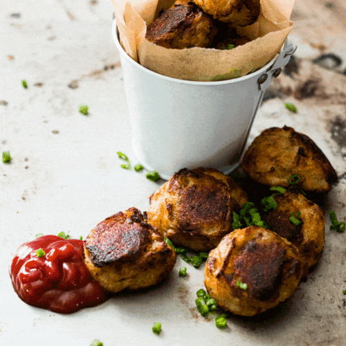christmas potatoes: Colcannon Irish Potato Tots