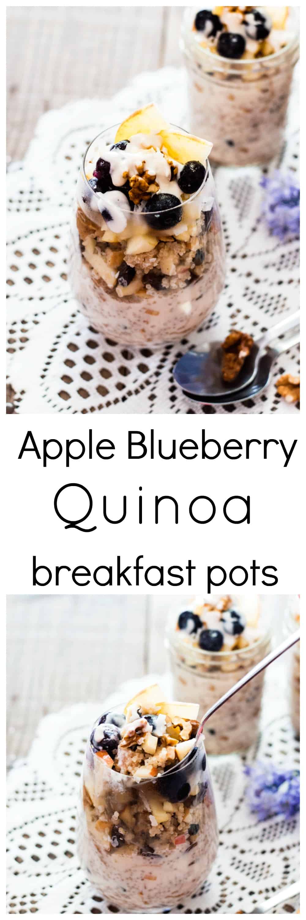 Apple and Blueberry Quinoa Breakfast Pot Whole Food Bellies