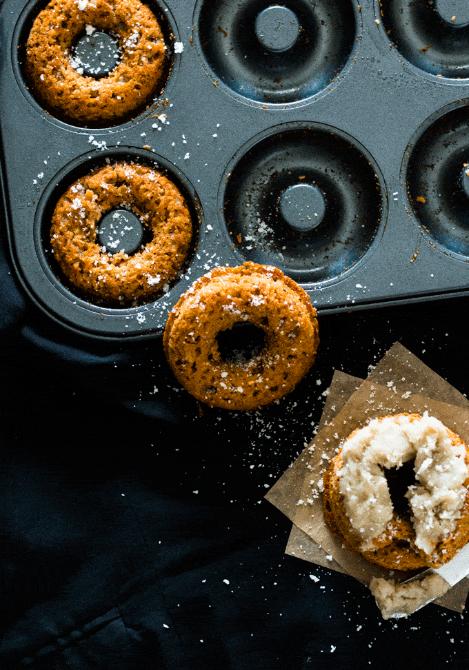 Baked Banana Breakfast Doughnuts