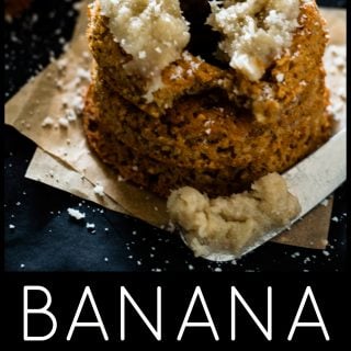 Banana and Coconut Butter Frosting. 2 ingredients and 3 minutes is all it takes for this super versatile frosting