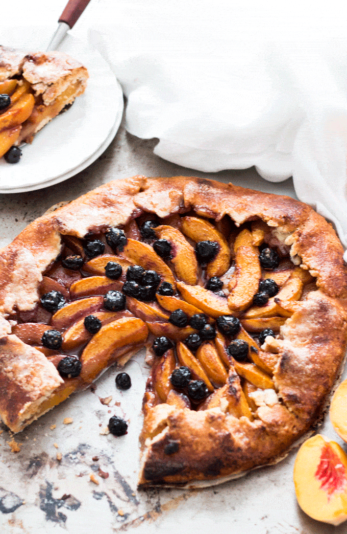 Blueberry and Peach Galette Recipe