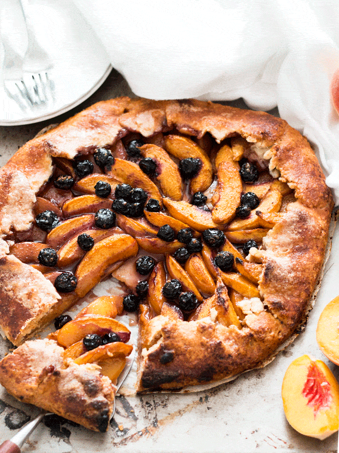 Blueberry and Peach Galette Recipe