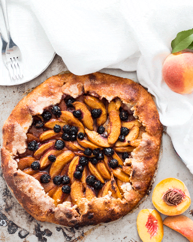 Blueberry and Peach Galette Recipe