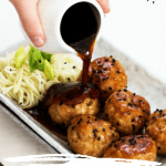 asian pork meatballs