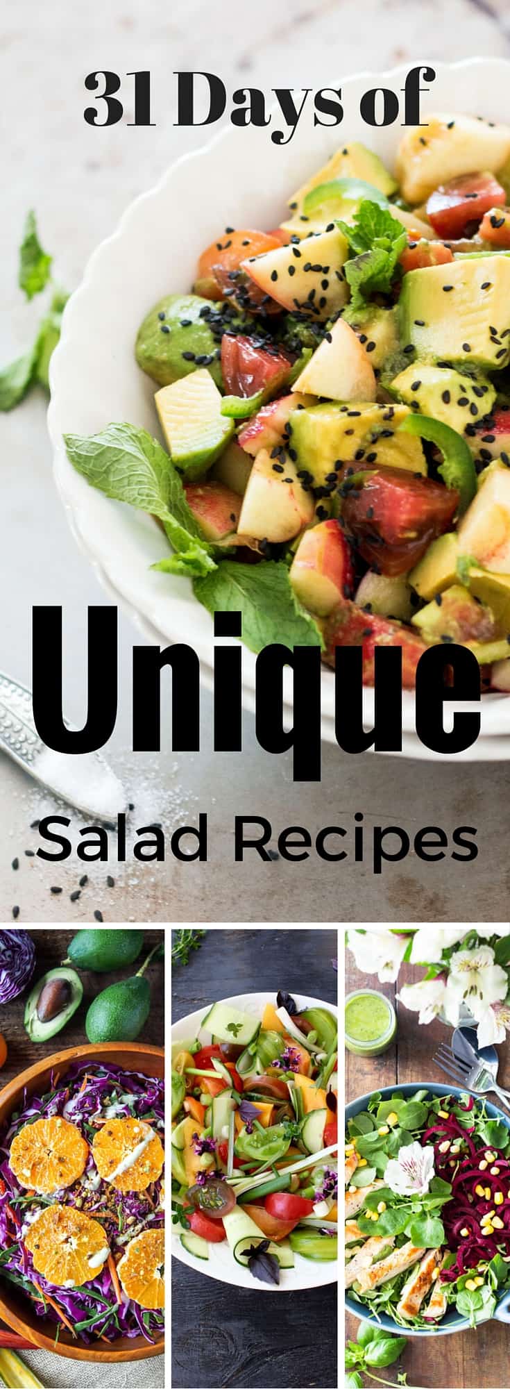 31 Days of Unique Salad Recipes