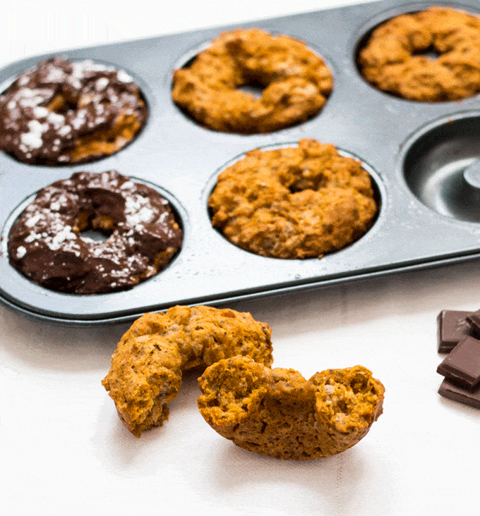 Baked Chia Pumpkin Pie Donut