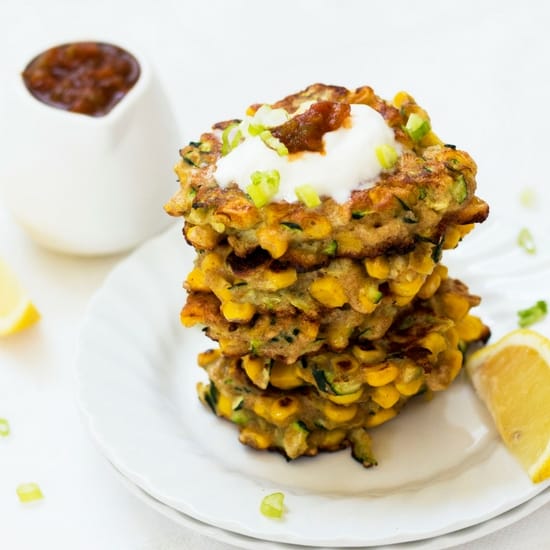 The Easiest Zucchini and Sweet Corn Fritters Recipe