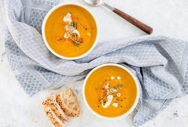Glowing Pumpkin and Carrot Soup - Whole Food Bellies