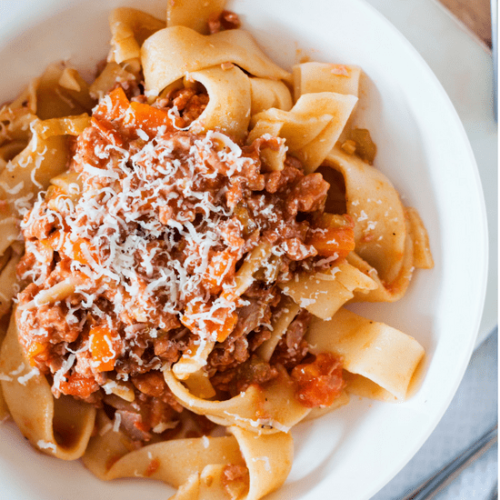 Slow Cooked Minced Pork Ragu