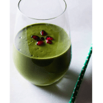 Kale pomegranate and coconut smoothie