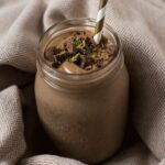 energizing chocolate matcha smoothie