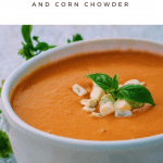 Sweet potato and corn chowder pin