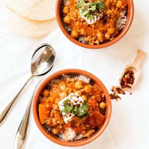 Turkey and Sweet Potato Chilli in the Instant Pot