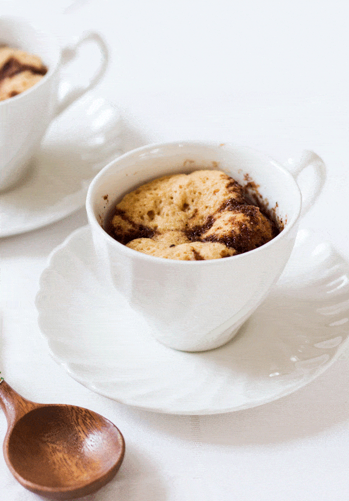 Coffee Cake Mug Cake