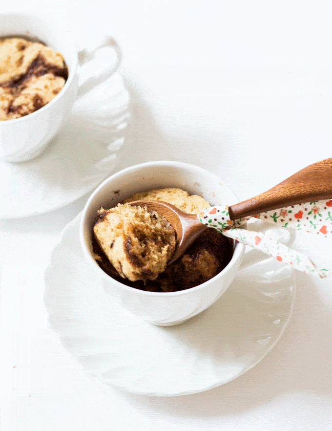 Coffee Cake Mug Cake