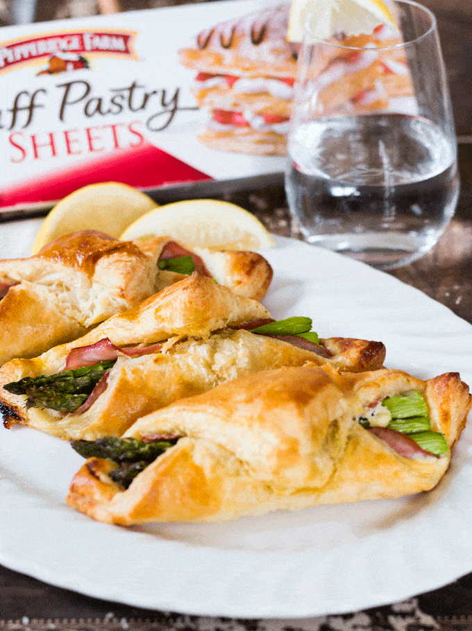 Honeyed Ricotta and Asparagus Wrapped in Puff Pastry