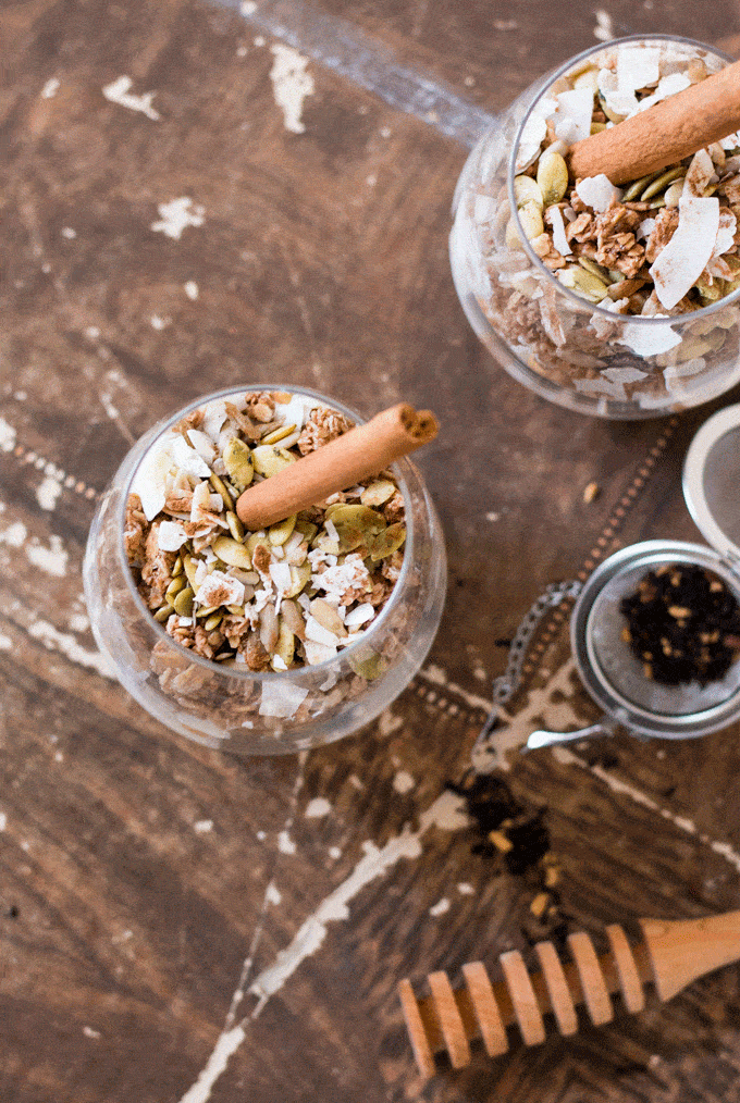 Chocolate Chai Yogurt Breakfast Parfait