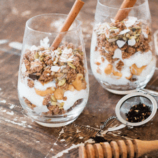 Chocolate Chai Yogurt Breakfast Parfait