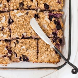 Blueberry and Coconut Oatmeal Bar 550px