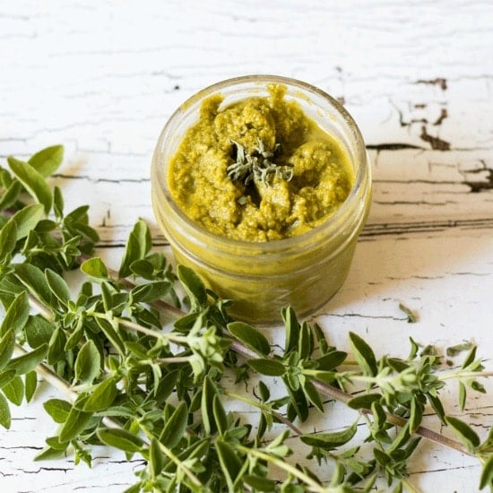 How to Use Up Lots of Oregano: Oregano Pesto