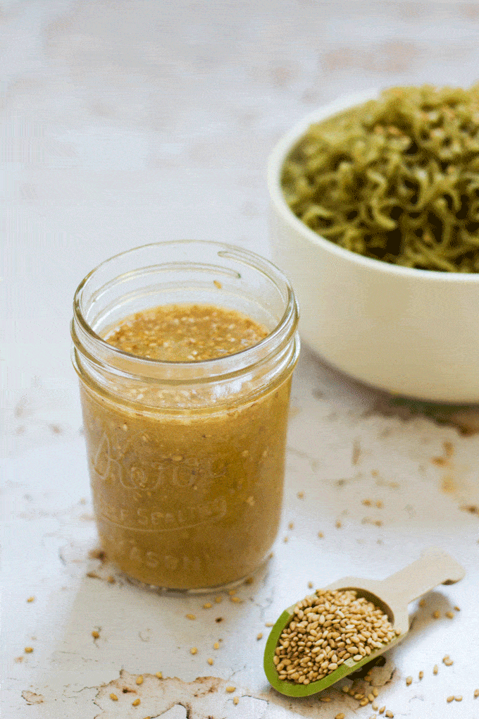 Light and Creamy Miso and Toasted Sesame Dressing