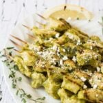 Lemon Oregano Chicken Skewers