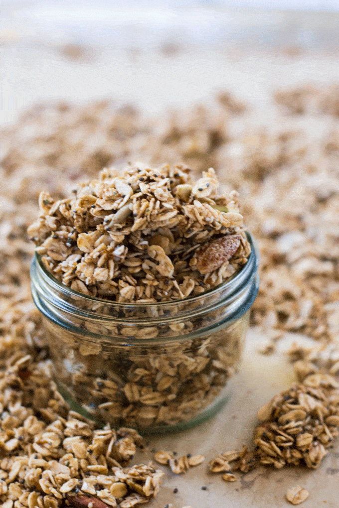 Super Seedy Coconut Oil Granola