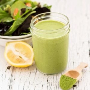 Light and Creamy Green Tea Salad Dressing