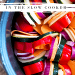 The perfect slow cooker ratatouille