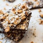 Homemade Hazelnut and Dark Chocolate Bark Thins