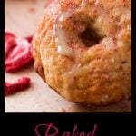 Baked Strawberry Yogurt Donut