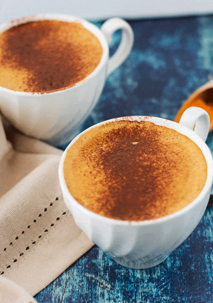 Turmeric Infused Healthy Hot Chocolate